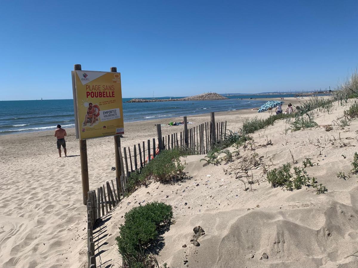 La Mer Et La Plage Au Bout Du Parc Appartement 4 Couchages Avec Jardin La Grande-Motte Exterior foto